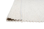 Pella 165cm x 115cm Textured Flatweave Rug - Cream and Grey Rugs MissAmara-Local   