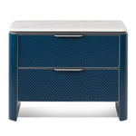 Shana Marble Bedside Table - Midnight Blue Bedside Table IGGY-Core   