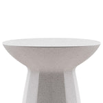 Boris 42cm Fibre Glass Side Table - White Side Table NY-Core   
