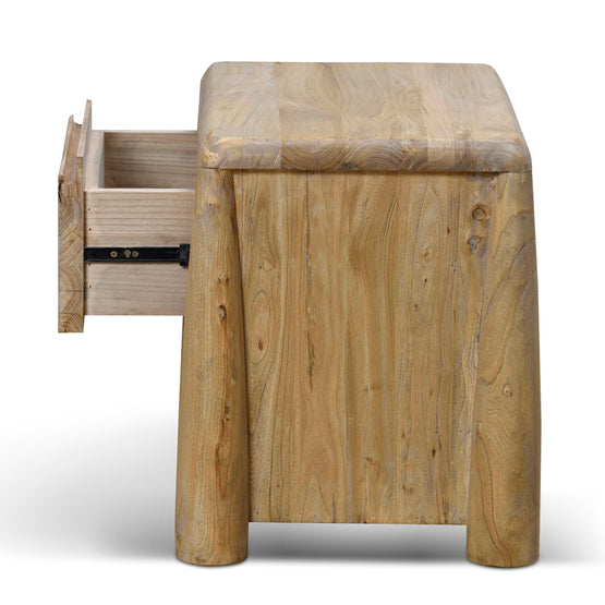 Varika 55cm Bedside Table - Natural Bedside Table Reclaimed-Core   