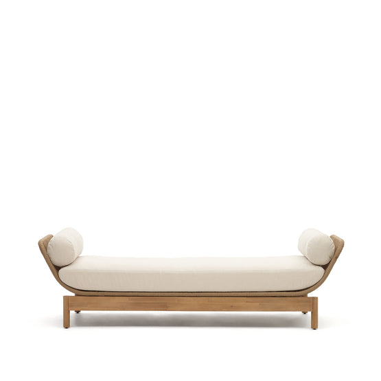 Talina Outdoor Sun Lounger - Beige Outdoor Sofa The Form-Local   