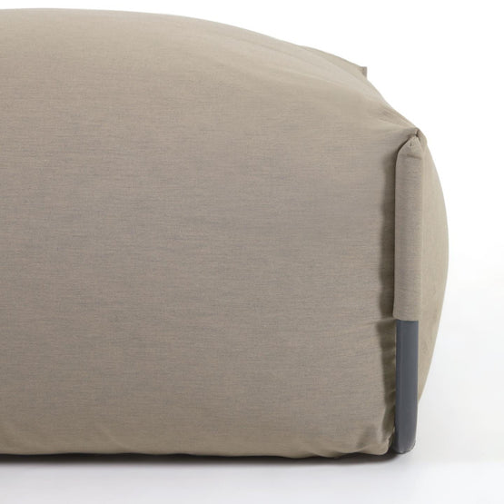 Zoya Fabric Modular Pouffe - Beige Lounge Chair The Form-Local   