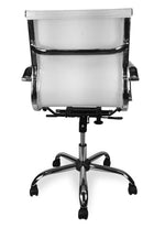 Ex Display - Carter Low Back Office Chair - White Mesh Office Chair Yus Furniture-Core   