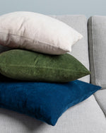 Ex Display - Ollo Kenzo Cotton Corduroy Cushion - Navy Cushion Furtex-Local   