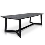 Massey 3m Wooden Dining Table - Black Dining Table Nicki-Core   