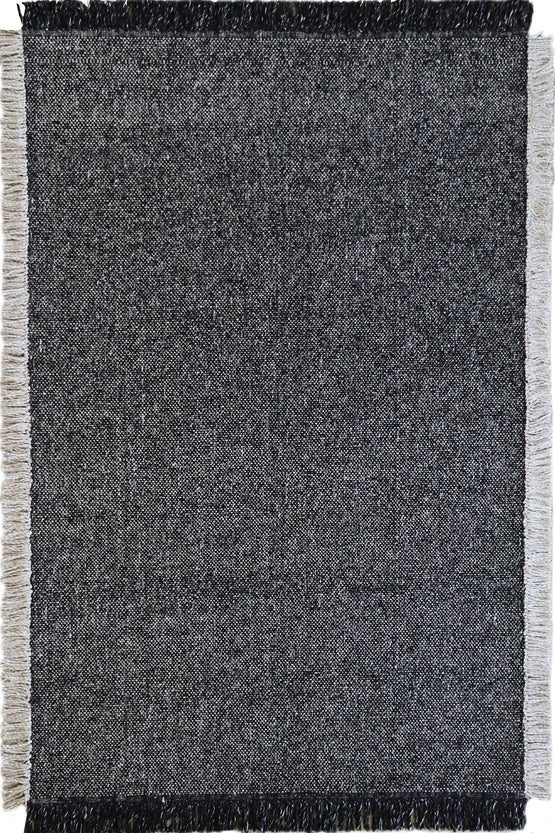 Mulberi Ulster 230 x 160 cm Wool Rug - Black Rug Furtex-Local   