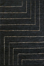 Mulberi Tunjaa 230 x 160 cm Leather Rug - Black Rug Furtex-Local   
