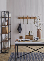 Matteo Wooden Bookcase - Natural Shelves Albi-Local   