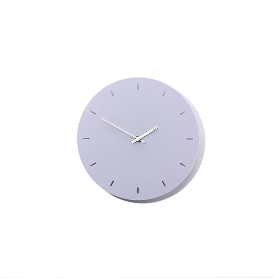 Minimal 25cm Wall Clock - Lavender Clock Too-Local   