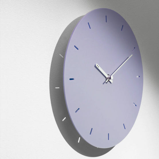 Minimal 25cm Wall Clock - Lavender Clock Too-Local   