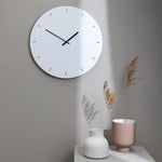 Minimal 25cm Wall Clock - White Clock Too-Local   