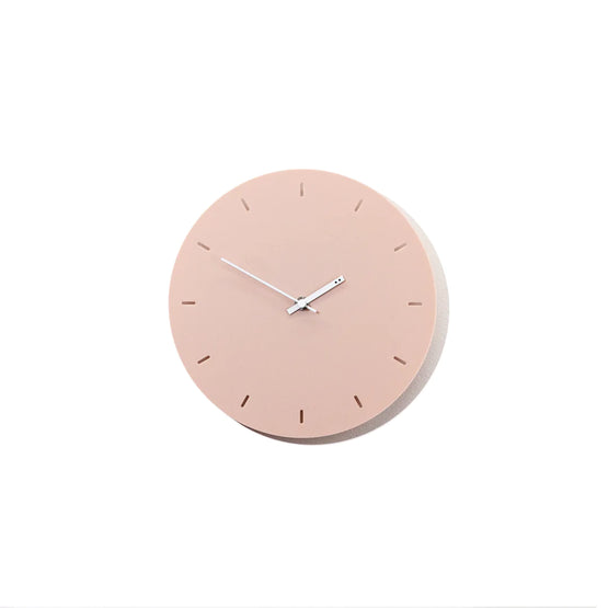 Minimal 25cm Wall Clock - Blush Clock Too-Local   