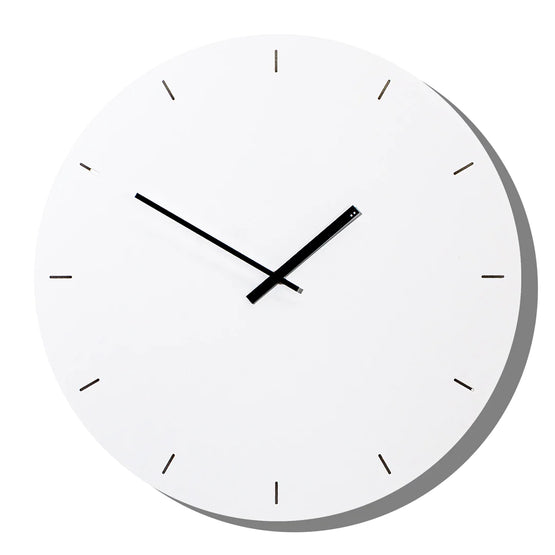 Minimal 49cm Wall Clock - White Clock Too-Local   