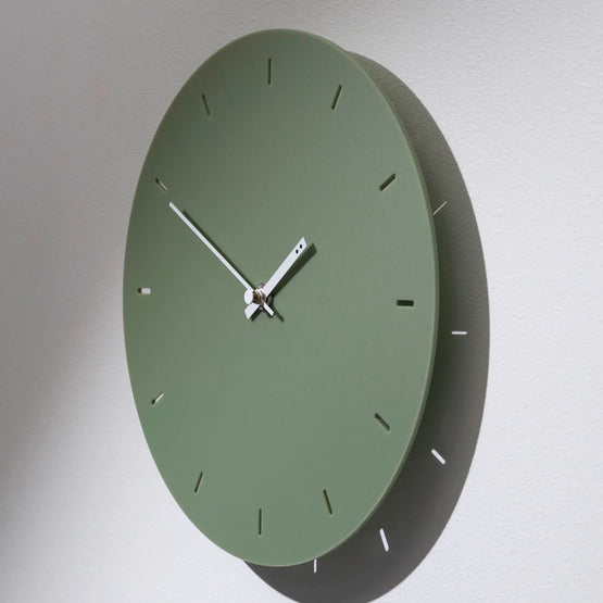 Minimal 49m Wall Clock - Olive Clock Too-Local   