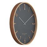 Porter 53cm Wall Clock - Black Clock Onesix-Local   