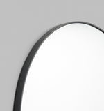 Bjorn 80cm Round Mirror - Black Mirror Warran-Local   