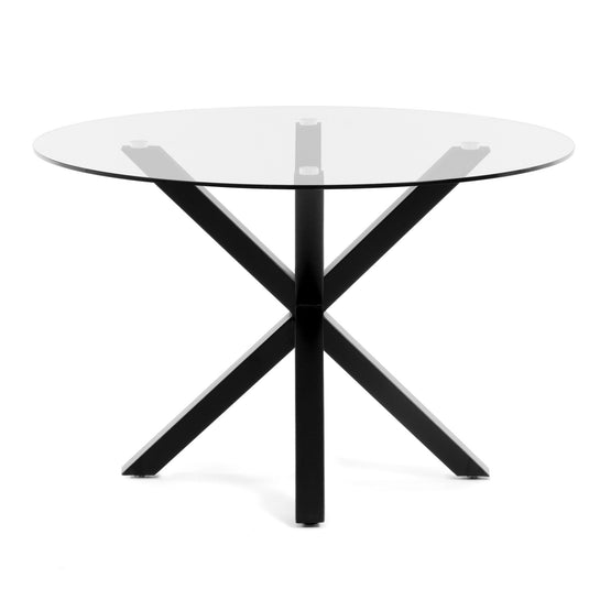 Arya 119cm Round Glass Dining Table Dining Table The Form-Local   
