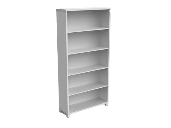 Axis 5 Tier Bookcase Storage - White Shelves OLGY-Local   