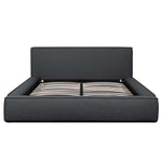 Castillo Fabric Queen Bed Frame - Fossil Grey Queen Bed YoBed-Core   
