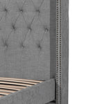 Carolina Queen Bed Frame - Flint Grey - Last One Queen Bed Ming-Core   