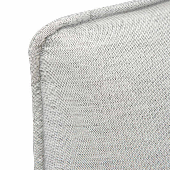 Celeste Fabric Queen Bed - Pearl Grey Queen Bed YoBed-Core   