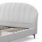 Olin Fabric Queen Bed - Pearl Grey Queen Bed YoBed-Core   