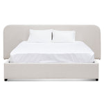 Greta King Bed Frame - Snow Boucle with Storage King Bed Ming-Core   
