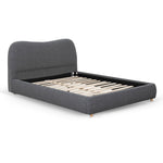 Diaz Queen Bed Frame - Charcoal Boucle Bed Frame YoBed-Core   