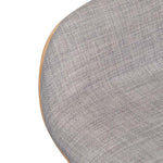Finn 65cm Fabric Bar Stool - Grey - Natural Bar Stool Drake-Core   
