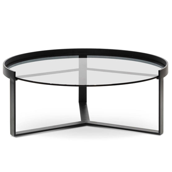 Marcel 90cm Glass Round Coffee Table - Large Coffee Table Better B-Core   