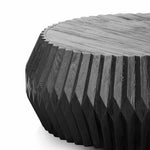 Vickie Wooden Coffee Table - Brushed Black Coffee Table Nicki-Core   