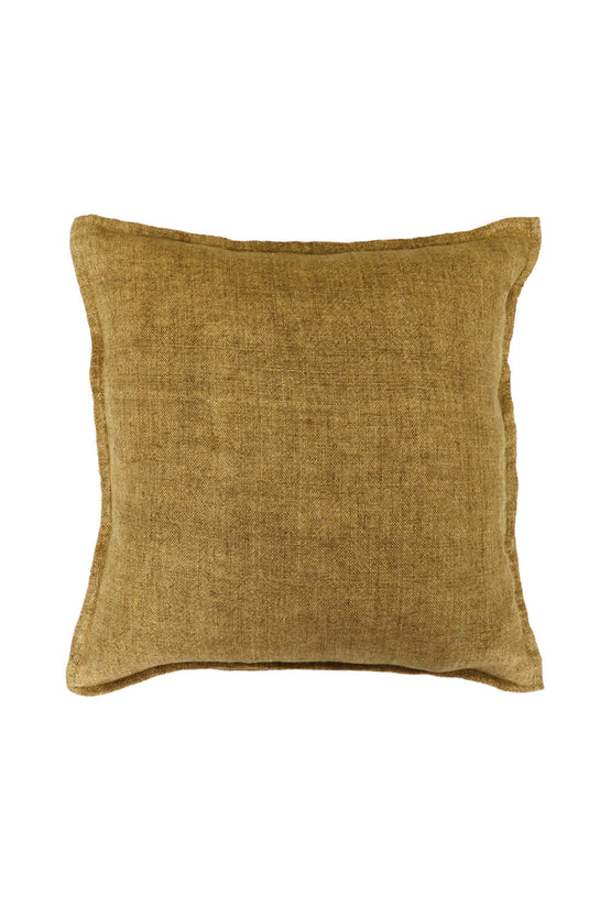 Mulberi Flaxmill Linen Cushion - Tobacco Cushion Furtex-Local   