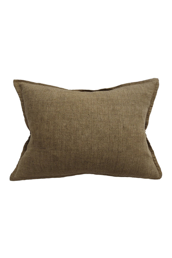 Mulberi Arcadia Linen Cushion - Clove Cushion Furtex-Local   