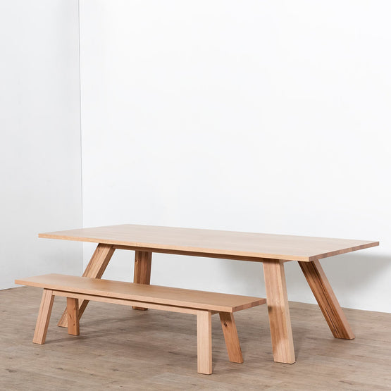 Alden 2.4m Dining Table - Messmate Dining Table AU Wood-Core   