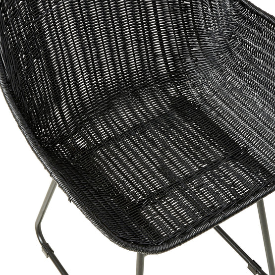 Cove Outdoor Dining Chair - Black Outdoor Chair Horg-Local   