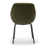 Set of 2 - Danilo Fabric Dining Chair - Pine Green Dining Chair Sendo-Core   