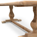 Titan Reclaimed 2.4m ELM Wood Dining Table - Rustic Natural Dining Table Reclaimed-Core   