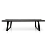 Edwin 3m Reclaimed Wood Dining Table - 1.2m (W) - Full Black Dining Table Reclaimed-Core   