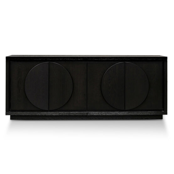 Bonnie 2m Wooden Buffet Unit - Textured Espresso Black Buffet & Sideboard Valerie-Core   