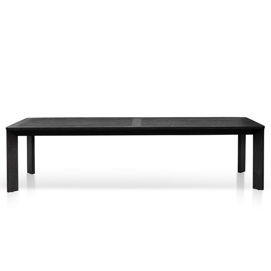 Lambert 3m Wooden Dining Table - Full Black Dining Table Chic-Core   