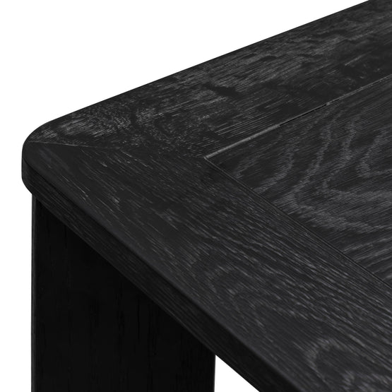 Lambert 3m Wooden Dining Table - Full Black Dining Table Chic-Core   
