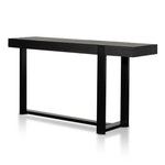 Kohen 1.5m Wooden Console Table - Full Black Console Table Nicki-Core   