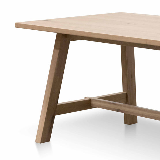 Murillo 2.2m Wooden Dining Table - Washed Natural Dining Table Sing-Core   