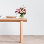 Carly 1.4m Oak Console Table - Natural Console Table Century-Core   