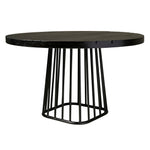 Colson Outdoor Timber Dining Table - Black Outdoor Table Horg-Local   