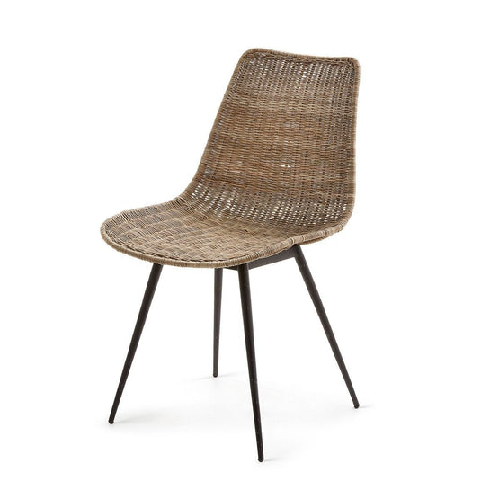 Equal Rattan Dining Chair - Natural Dining Chair The Form-Local   