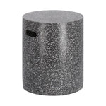 Jairo Terrazzo Outdoor Side Table - Speckled Charcoal Outdoor Table The Form-Local   