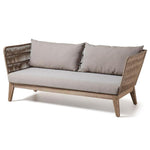 Zane Acacia Wood 2 Seater Fabric Sofa Sofa The Form-Local   