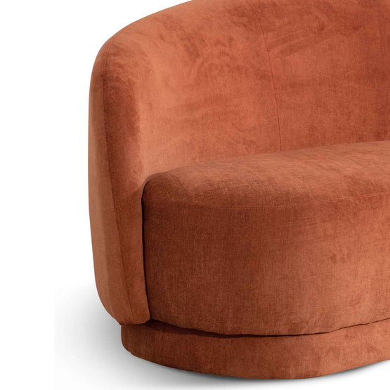 Henry 4 Seater Fabric Sofa - Rust - Last One Sofa Original Sofa-Core   