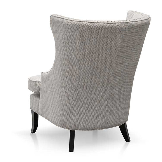 Cecilia Wingback Armchair - Sterling Sand Wingback Chair Casa-Core   